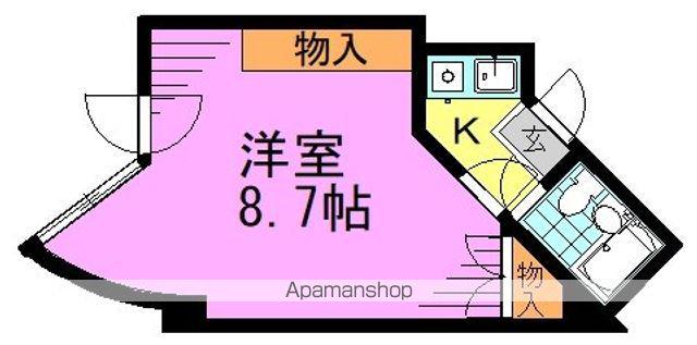 クレシェンド高円寺(1K/5階)の間取り写真