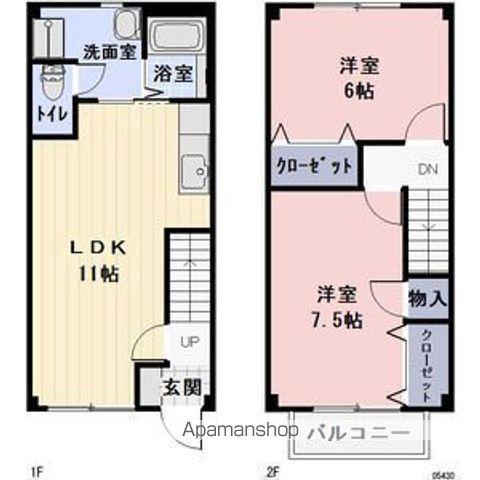BRANCHE 柏森Ⅱ(2LDK)の間取り写真