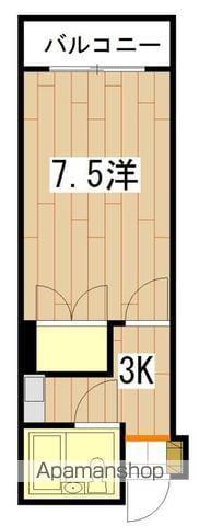 奥田マンション(1K/4階)の間取り写真