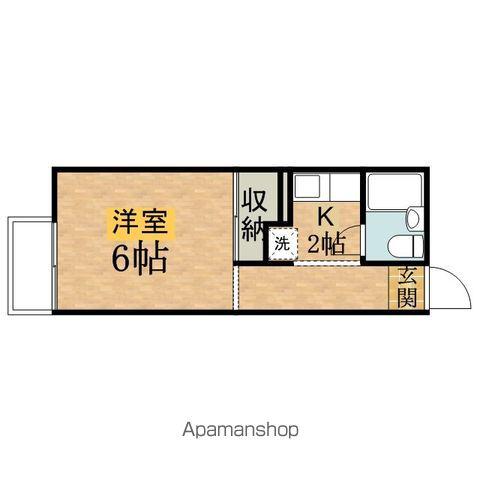 サンコーポ(1K/2階)の間取り写真