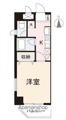 富士ソレイユ(1K/7階)の間取り写真