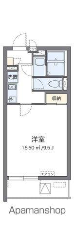 クレイノEXIV Ⅱ(1K/3階)の間取り写真
