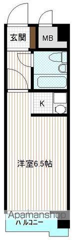 朝日プラザ五橋Ⅲ(ワンルーム/5階)の間取り写真