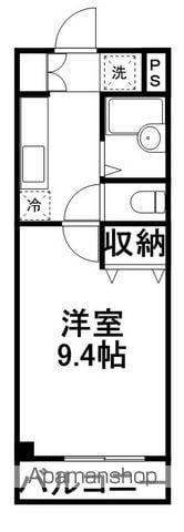 MINT HOUSE(1K/4階)の間取り写真