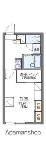 レオパレス921(1K/2階)の間取り写真