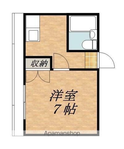 メゾン・ド・ヴェールΑ(1K/3階)の間取り写真