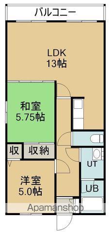 ランドマーク昭和(2LDK/3階)の間取り写真