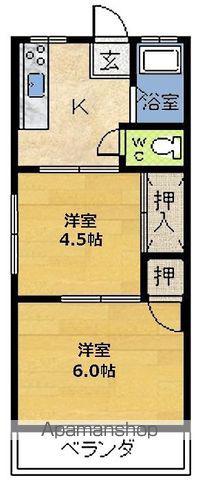 大王ハイツ(2K/2階)の間取り写真