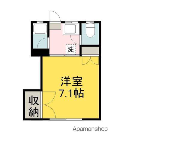 ヴィレッタ東広島参番館(1K/1階)の間取り写真