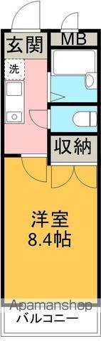 エスポア八田(1K/3階)の間取り写真