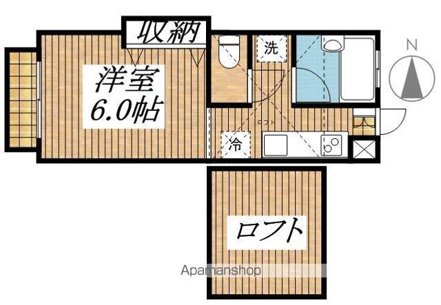 リバーサイドスギモト(1K/1階)の間取り写真