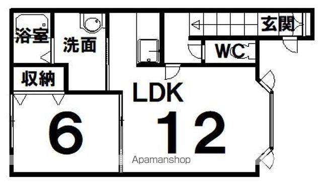 スペースⅤ(1LDK/2階)の間取り写真