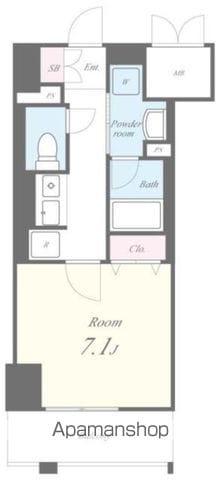 セイワパレス丸の内駅前(1K/7階)の間取り写真