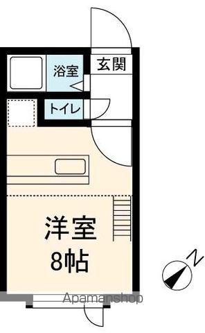 プチメゾン文京台(ワンルーム/2階)の間取り写真