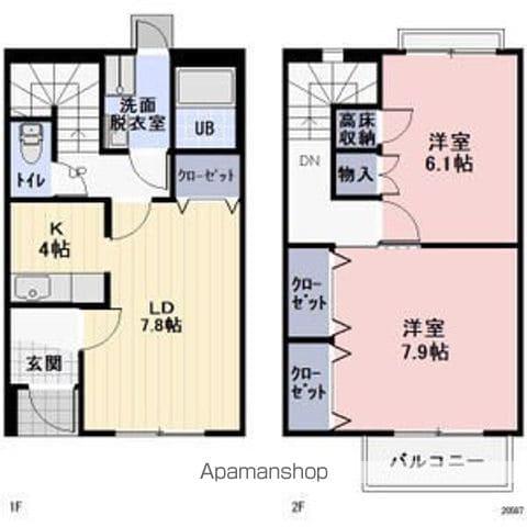 PRIMERA E(2LDK)の間取り写真