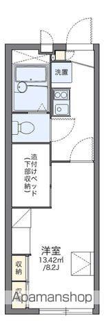 レオパレスエスポワール(1K/1階)の間取り写真