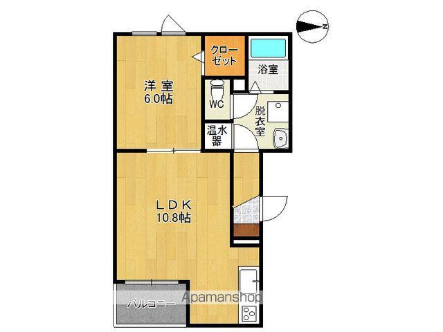 アロンジェ(1LDK/3階)の間取り写真