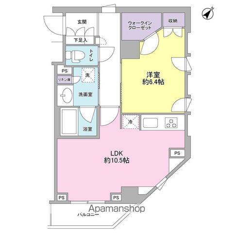 スタイリオ中延駅前(1LDK/7階)の間取り写真