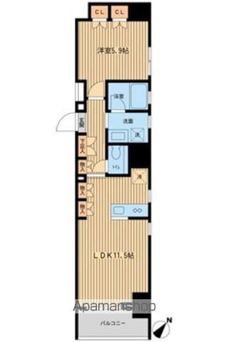 ザ・カシワ拾番(1LDK/3階)の間取り写真