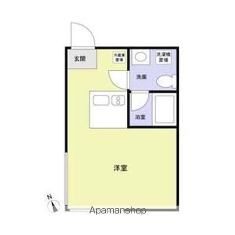 TRIAS333(ワンルーム/3階)の間取り写真