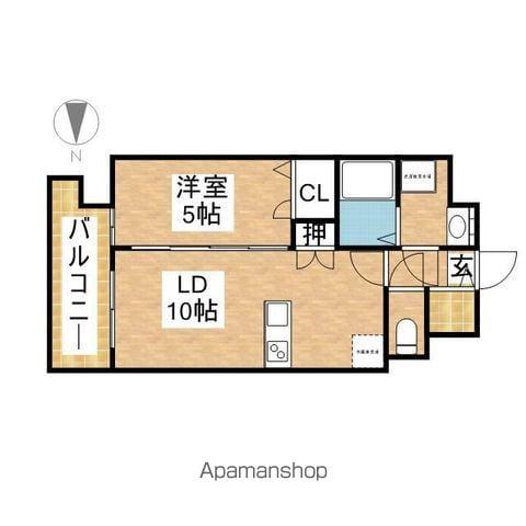 プレサンス栄フレイヤ(1LDK/12階)の間取り写真