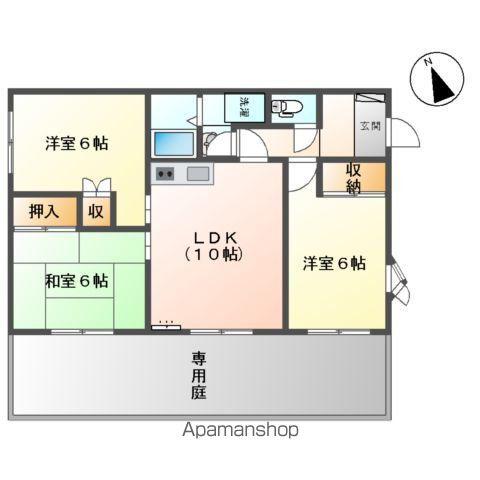 仙台市地下鉄南北線 八乙女駅 バス乗車時間:20分 国見が丘1丁目5−7バス停で下車 徒歩1分 1階建 築30年(3LDK)の間取り写真