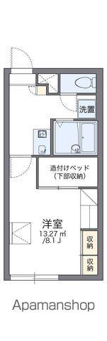 レオパレスラッキーヒル花和(1K/2階)の間取り写真