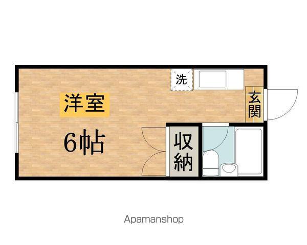 アズーレ八王子(ワンルーム/2階)の間取り写真