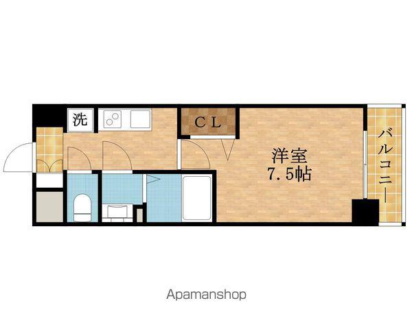 アドバンス大阪城北グレカーレ(1K/10階)の間取り写真