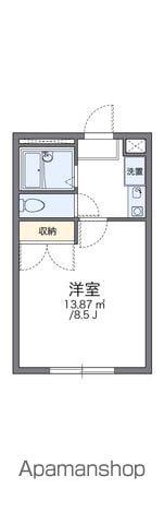 レオパレスサクセスⅠ(1K/1階)の間取り写真
