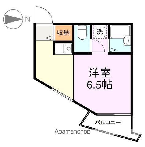 セントラルレジデンス(ワンルーム/4階)の間取り写真