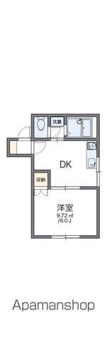 レオパレス千歳町第1A(1DK/2階)の間取り写真