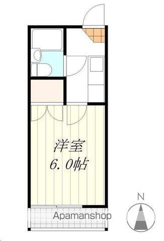 エルデ辻町(1K/2階)の間取り写真