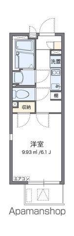 レオネクストローリエ(1K/1階)の間取り写真