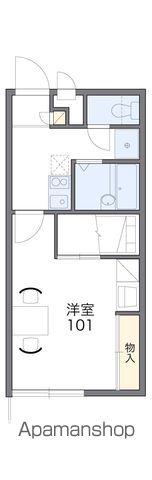 レオパレスサウス MOON(1K/1階)の間取り写真