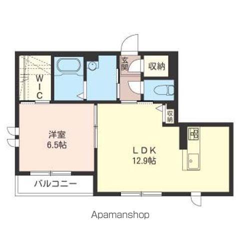 フォルトゥーナ(1LDK/1階)の間取り写真