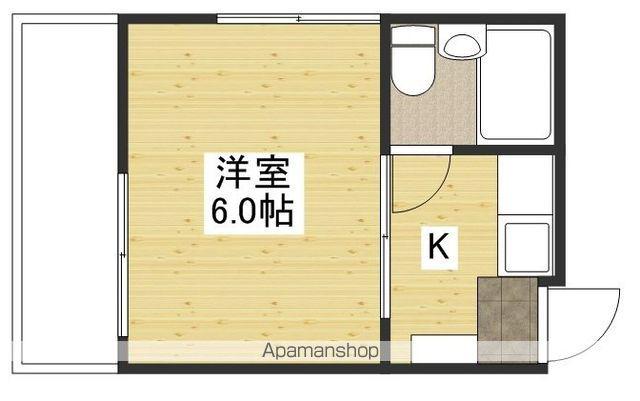 第2古田ビル(1K/3階)の間取り写真