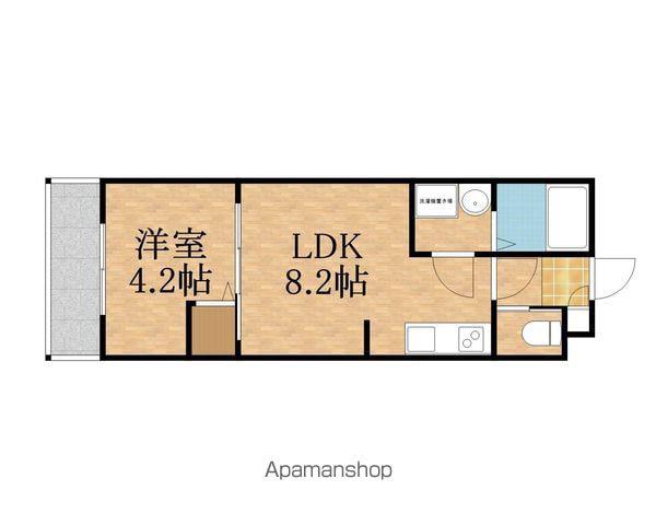 アレグリア鶴見区今津(1LDK/2階)の間取り写真