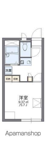 レオパレスあかね(1K/1階)の間取り写真