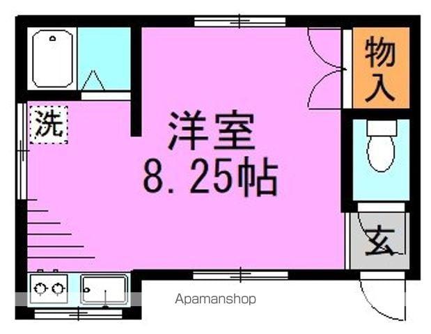 サラン高円寺(ワンルーム/1階)の間取り写真