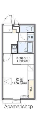 レオパレスエミネンスⅡ(1K/2階)の間取り写真