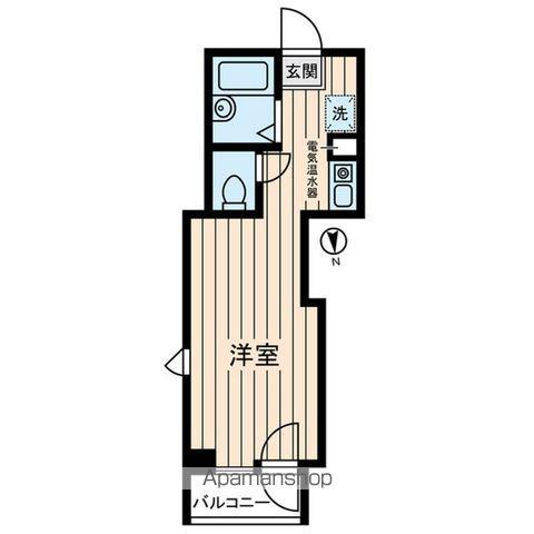 宮崎ビル(ワンルーム/3階)の間取り写真
