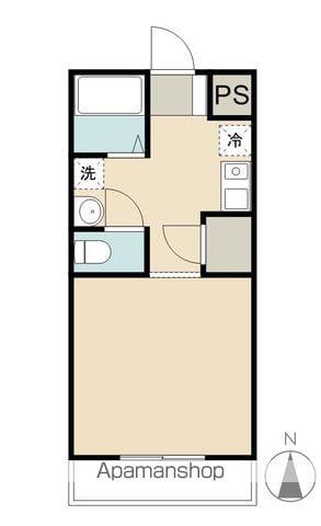 グランシャトー青山(1K/2階)の間取り写真