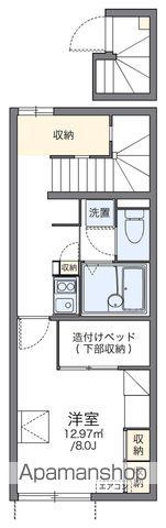 レオパレスグランヴェール(1K/2階)の間取り写真