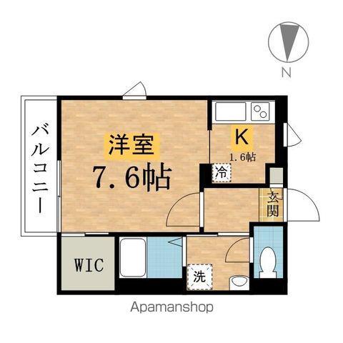 ファミールメゾン(1K/2階)の間取り写真