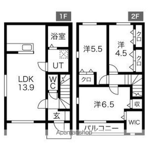 BLOOM(3LDK/1階)の間取り写真
