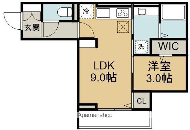D-SERENO富士見町(1LDK/1階)の間取り写真