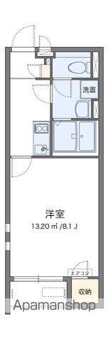 クレイノLANTANA(1K/2階)の間取り写真