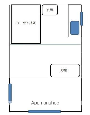 太陽ハウス(2K/2階)の間取り写真