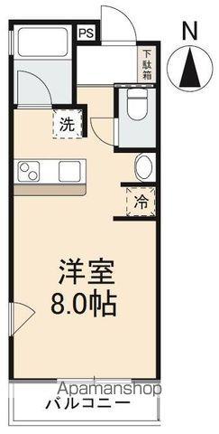 コリドール築地(ワンルーム/2階)の間取り写真